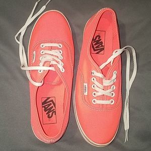 NWOT Pink/Peach Vans